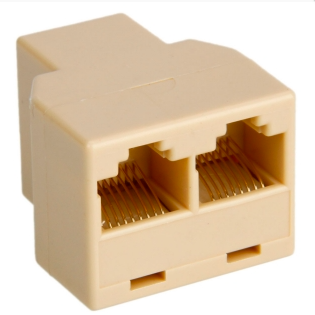 ADAPTADOR RJ45 UNO A DOS