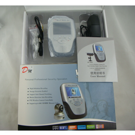 Mini DVR 2.4G con LCD 