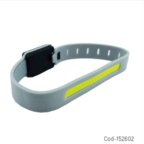 Luz LED De Correr Para El Brazo Con Luz Blanca Y Roja USB Recargable En Silicona.