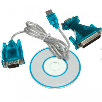 ADAPTADOR USB-RS232+DB25P PARA IMPRESOR