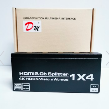 SPLITTER HDTV 4 SALIDA REAL 2.0 4K 60HZ NUEVO