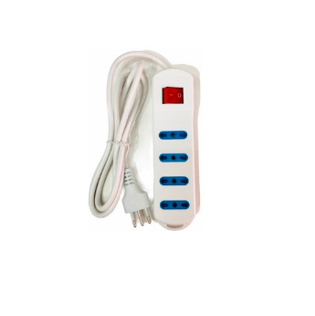 ALARGADOR 3M 4 ENCHUFES CON INTERRUPTOR