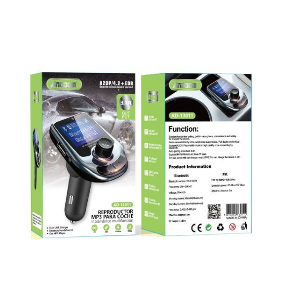 Transmisor FM Bluetooth