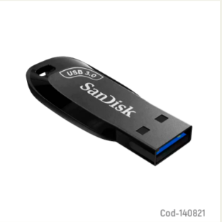 Pendrive De 64GB Ultra Shift 3.0 Marca SANDISK, En Blister.