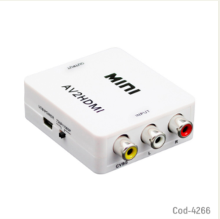 Convertidor AV-HDMI, Con Audio, RCA Audio Y Vídeo A HDMI