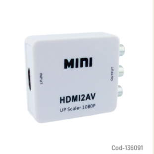 Convertidor De HDMI A RCA Con Video Modelo HDMI2AV.