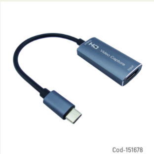 Capturador De Video HDTV De HDMI Con Cable Type-C, 4K