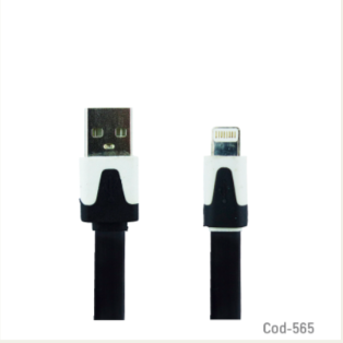 Cable Plano Para Iphone 6 A USB, USB-LINE De 2 Mts, Varios Colores