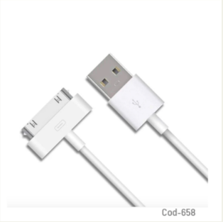 Cable Para Iphone 4 A Usb De 1 Metro. Set X 1.