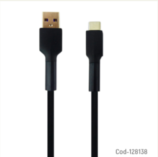 Cable USB A Type-C, Modelo JKX-T27, Datos Y Carga, 1 Metro 6 Amper.