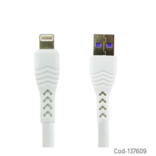 Cable Para Iphone A USB De 1 Metro Marca ABODOS De 5 Amp Modelo AS-Ds31l.