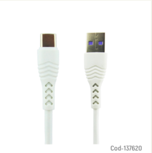 Cable USB A TYPE-C De 1 Metro, De 5 Amp Marca ABODOS Modelo AS-DS-31C