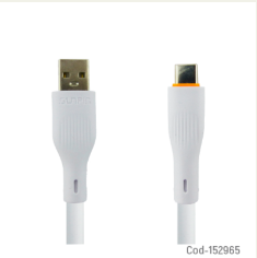 Cable USB Type-C Modelo Super Flex De 3.1 Amp OD6.0 Para Datos Y Carga