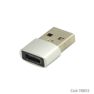 Adaptador Type-C Hembra A USB 3.0 Macho