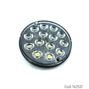 Luz Strobo 14 LED Redonda De 12 A 24 Volt, Colores.