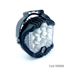 Foco Delantero Redondo De 15 LED 5000 Lumenes Duo Color A 12 – 24 Volt