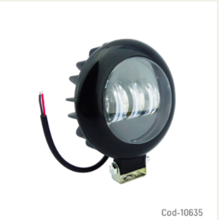 Neblinero LED 3 LED NEW XB 30W Redondo 12/24 Volt