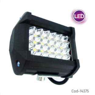 Neblinero 24 LED 72W, 12V, HG Rectangular, En Caja, Set X 1