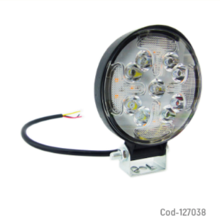 Neblinero 21 LED, Duo Color, 12/24 Volt, 4 Efectos De Luz. Set X 1 Neblinero.