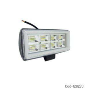 Neblinero Dezzer 32 LED + Aro Duo Color, Estrobo, Fijo X 1 Pieza, 12 Volt. En Caja.