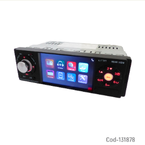 Radio Para Auto Con Pantalla De 4.1” TFT MP5, Mirror Link, BLUETOOTH, USB, RGB.