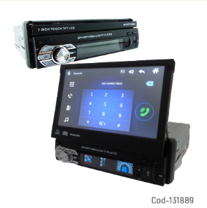 Radio Para Auto Con Mirror Link Y Pantalla Touch 7” Abatible.