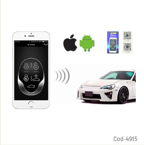 Alarma Auto Con Aplicacion Para Smartphone, Codigo Variable, IOS/Android.