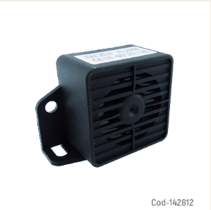 Alarma De Retroceso Cuadrada, De 12/24 Volt Para Auto O Camion.