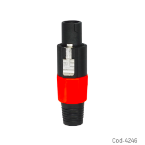 Conector Speakon Macho Con Funda