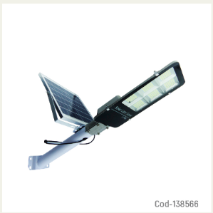 Foco Solar Con Brazo, De 600 Watts Con 6 Placas, 432 LED. Con Control.