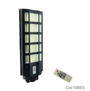 Foco Para Poste Solar De 500 Watt Con 15 Placas Y 660 LED Con Control