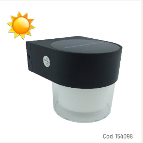 Aplique Solar LED Modelo YQ-W316 Duo Color Para Pared