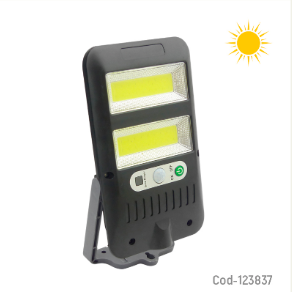 Foco Mini Solar Para Pared Con 2 COB LED Con Sensor De Movimiento, Modelo JX-226