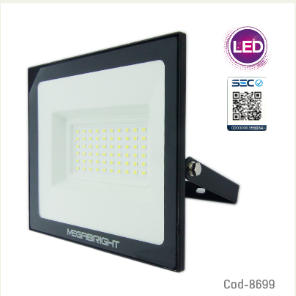 Foco Halogeno LED 50Watt, Megabright Luz Fria, Certificado