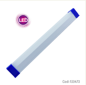 Lampara LED Modelo BK-300 De Emergencia USB Recargable De 32 CM Con Iman.