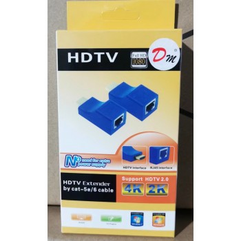 ADAPTADOR HDTV USA CABLE RED 1080P 